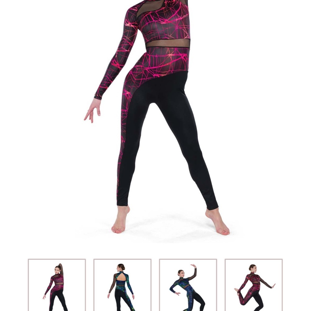 Wish Black Jumpsuit with Pink Accents